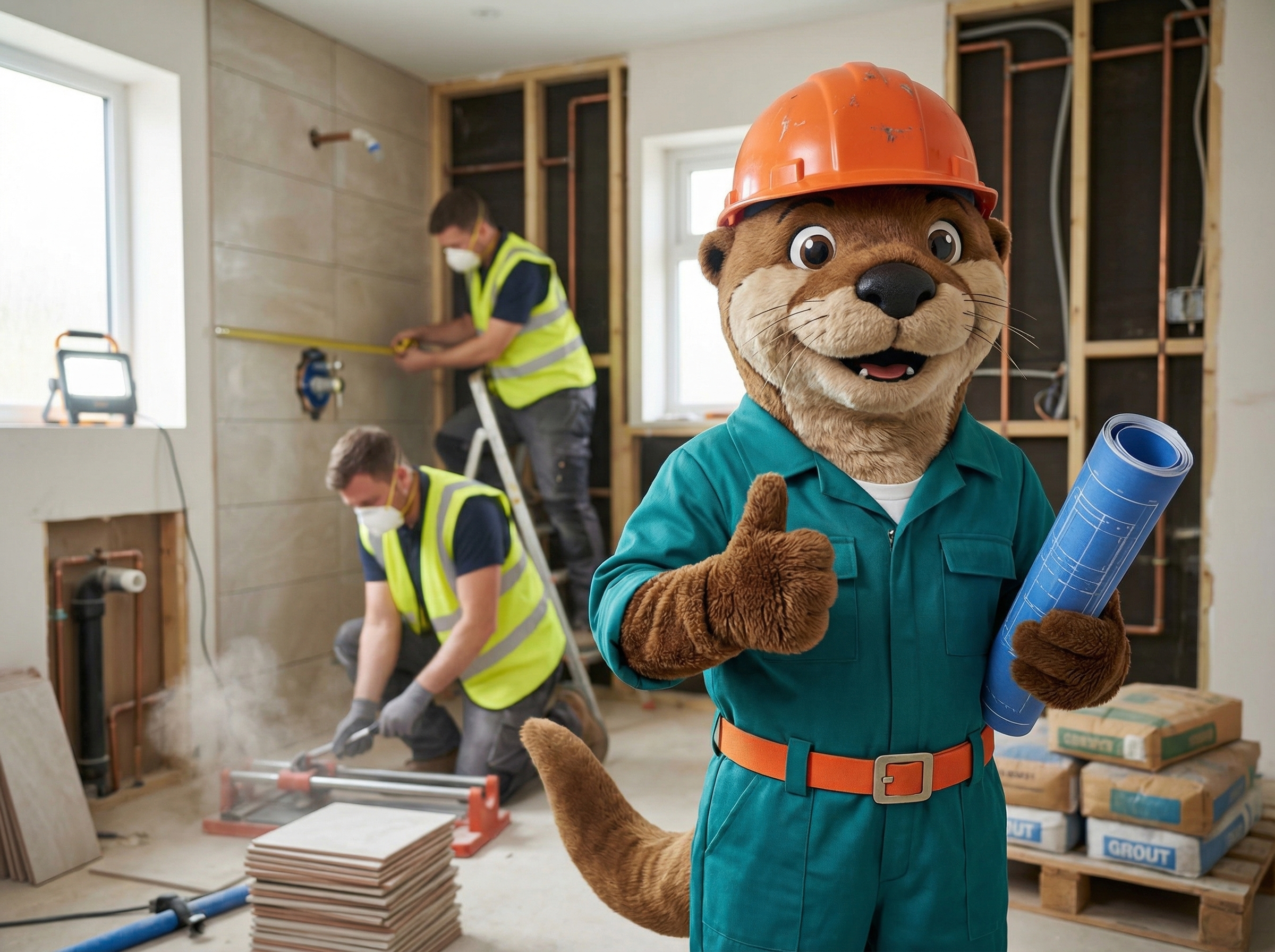 FLAX Remodeling Mascot - Ze Lontrinha